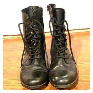 Steve Madden combat boots